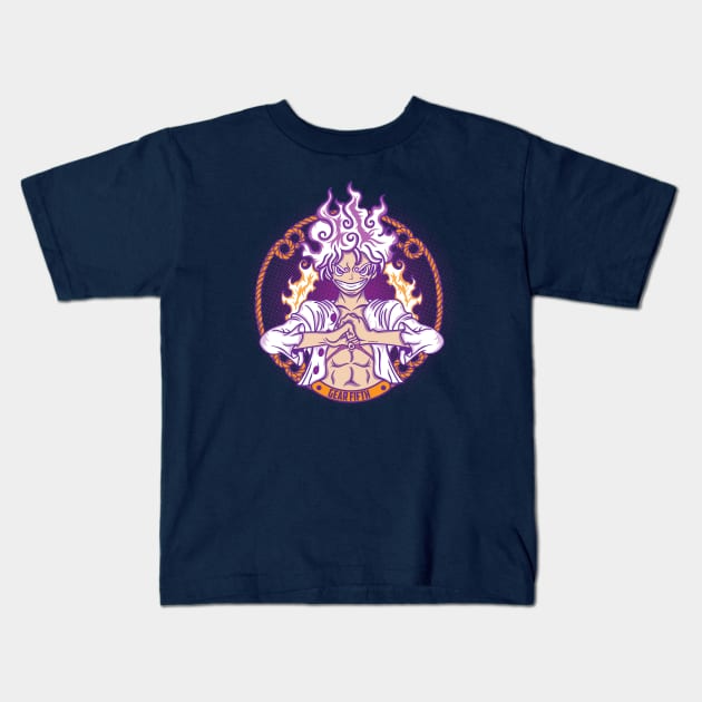 The Sun God Kids T-Shirt by carloj1956